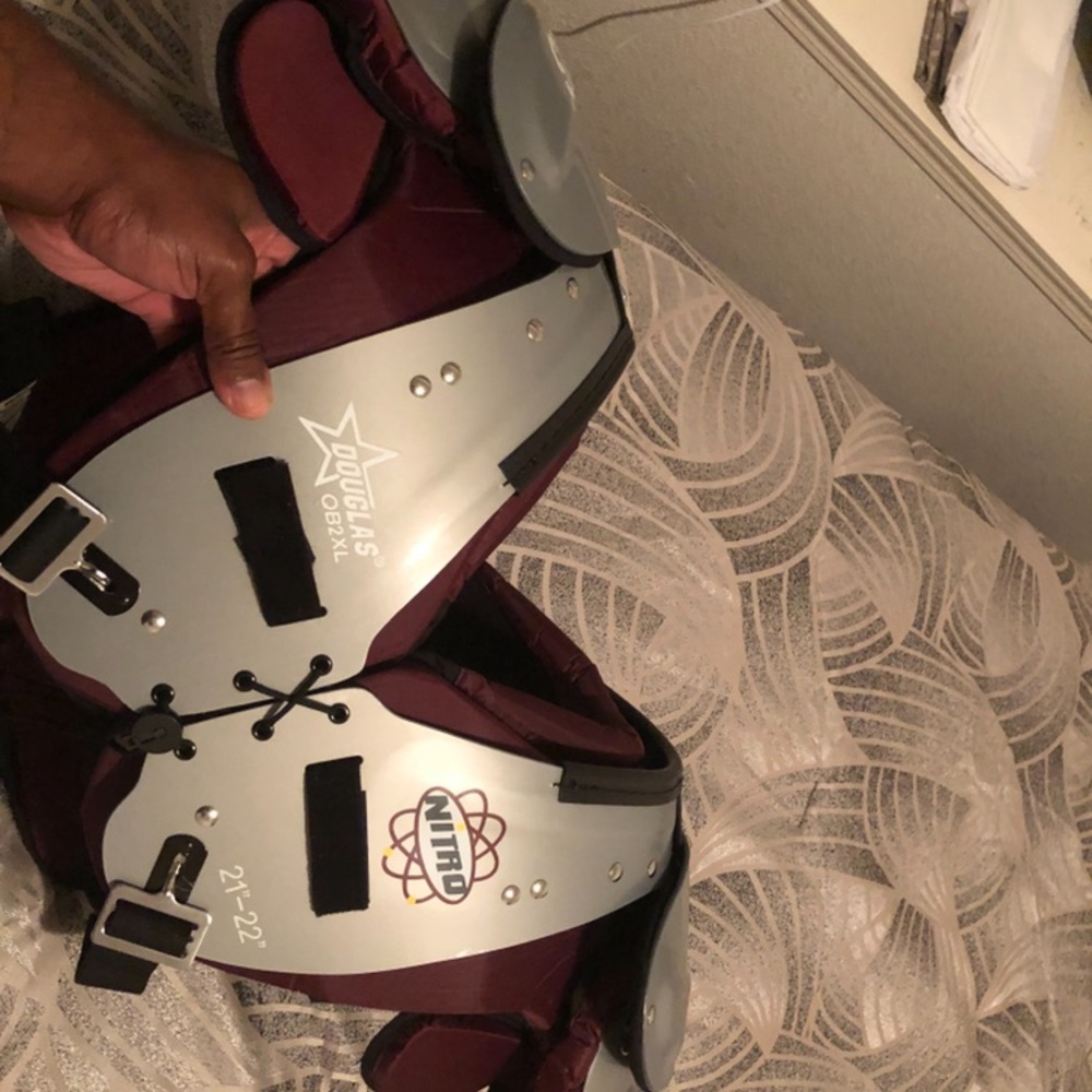 Football shoulder pads